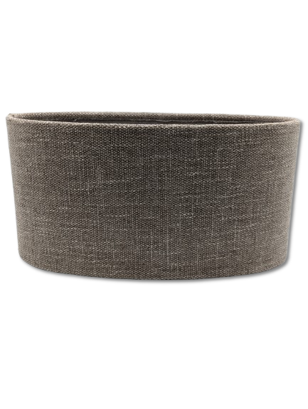 COLMORE LAMPENSHIRM OVAL 45x22x22 CM STOFF CHENILLE NATUR MODERN