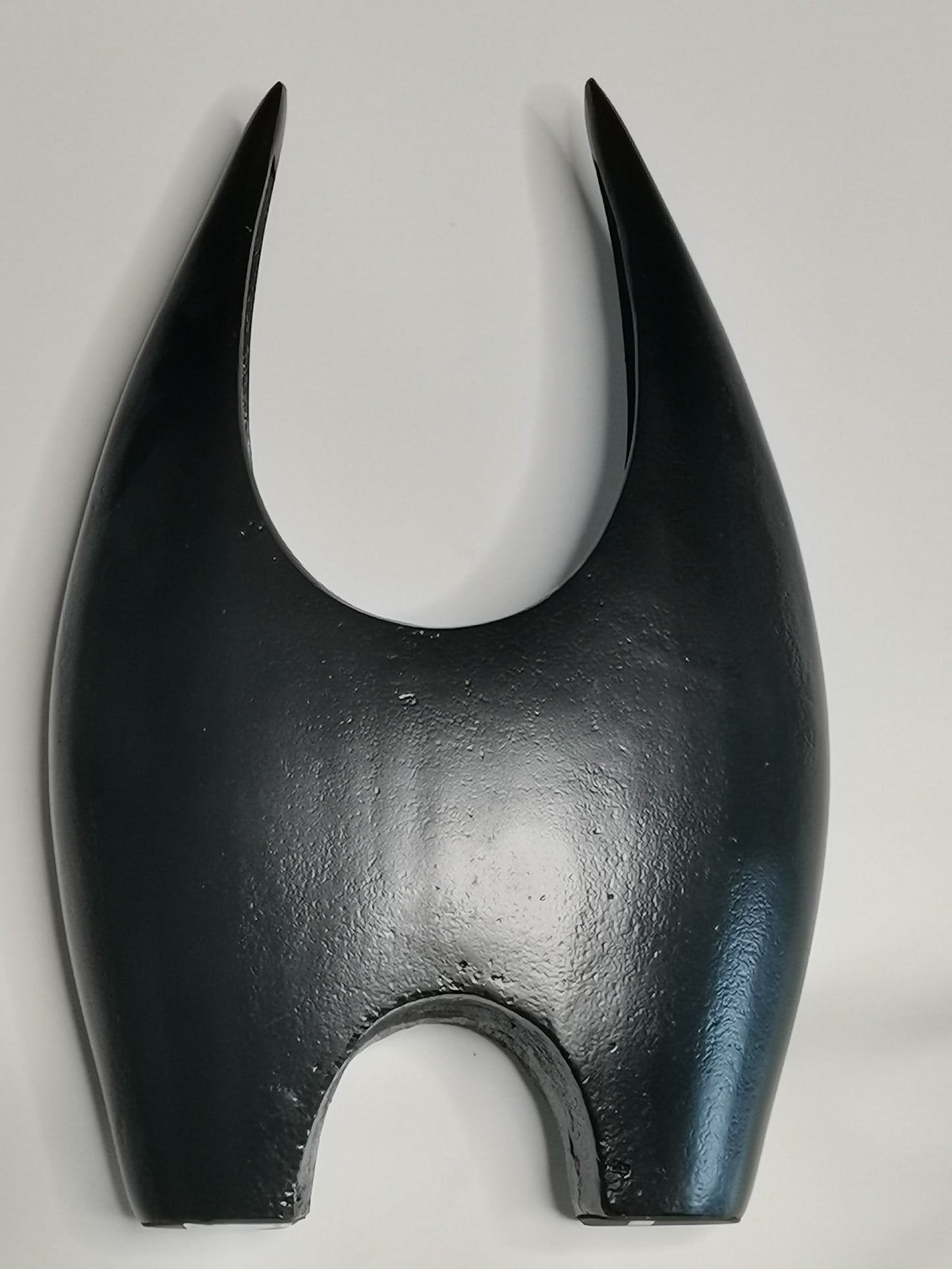 COLMORE Deko Vase 22x11x33 cm Alu Black Matt Abstrakt