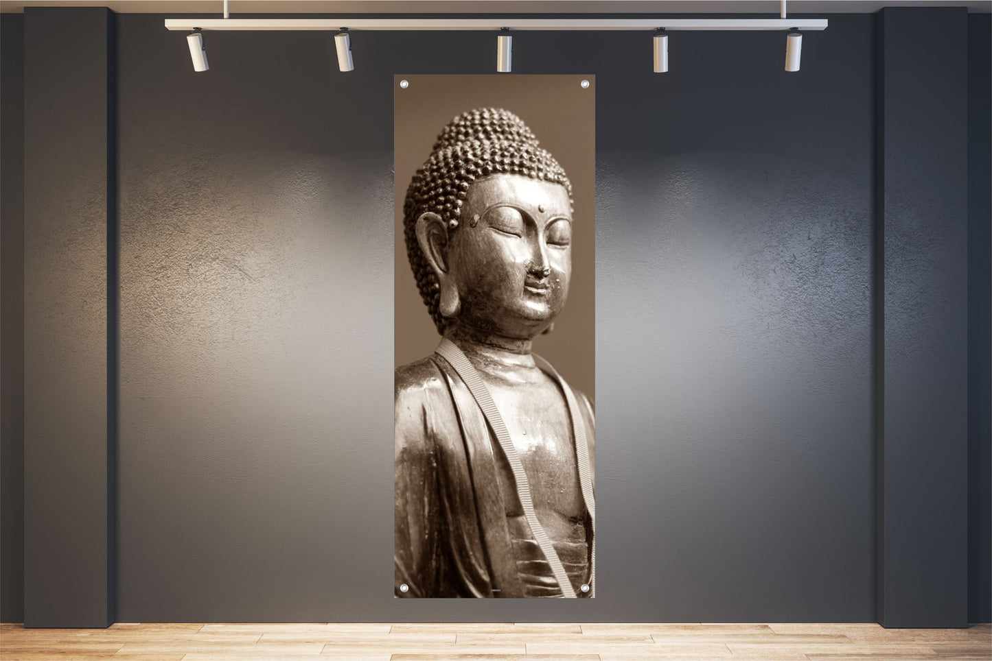 BUDDHA WANDBILDER POSTER DEKO BILDER XXL 60x160 BUDDHISMIS STATUE MEDITATION