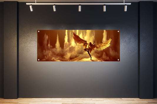 FANTASIE WANDBILDER POSTER DEKO BILDER XXL 160x60 HIMMELREICH ENGEL