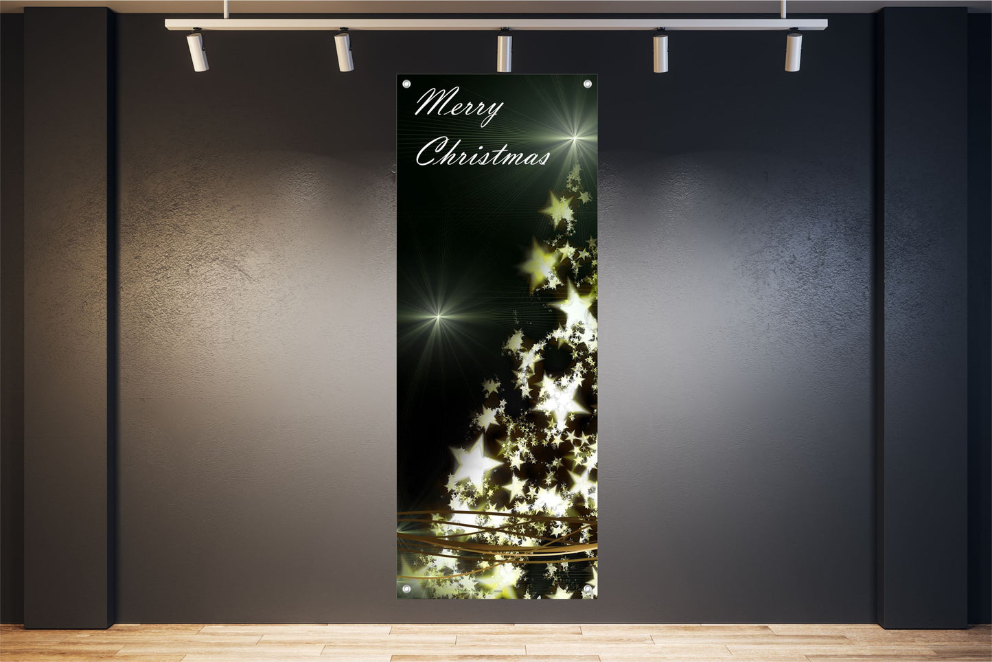 WEIHNACHTEN WANDBILDER POSTER DEKO BILDER XXL 60x160 WEIHNACHTSBAUM MODERN
