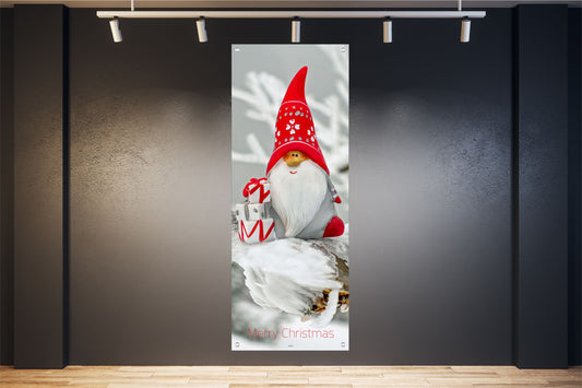 Deko Bild Poster Kunstdruck Wandbild XXL 160x60 cm Wichtel Schnee