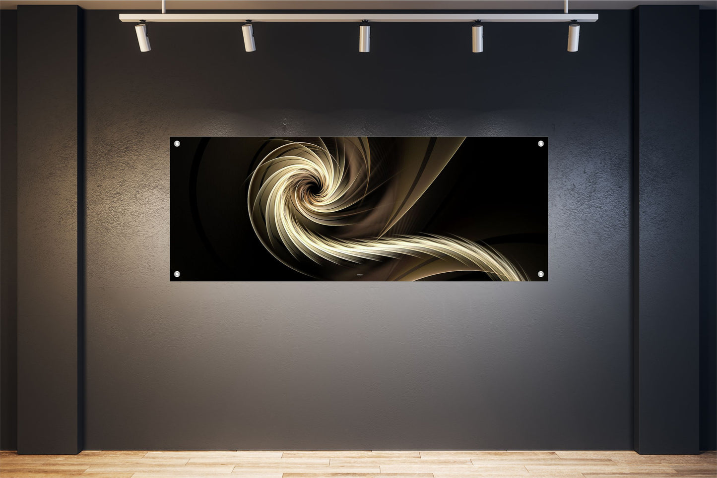 ABSTRAKTE WANDBILDER POSTER DEKO BILDER XXL 160x60 KUNST DIGITAL SCHNECKE
