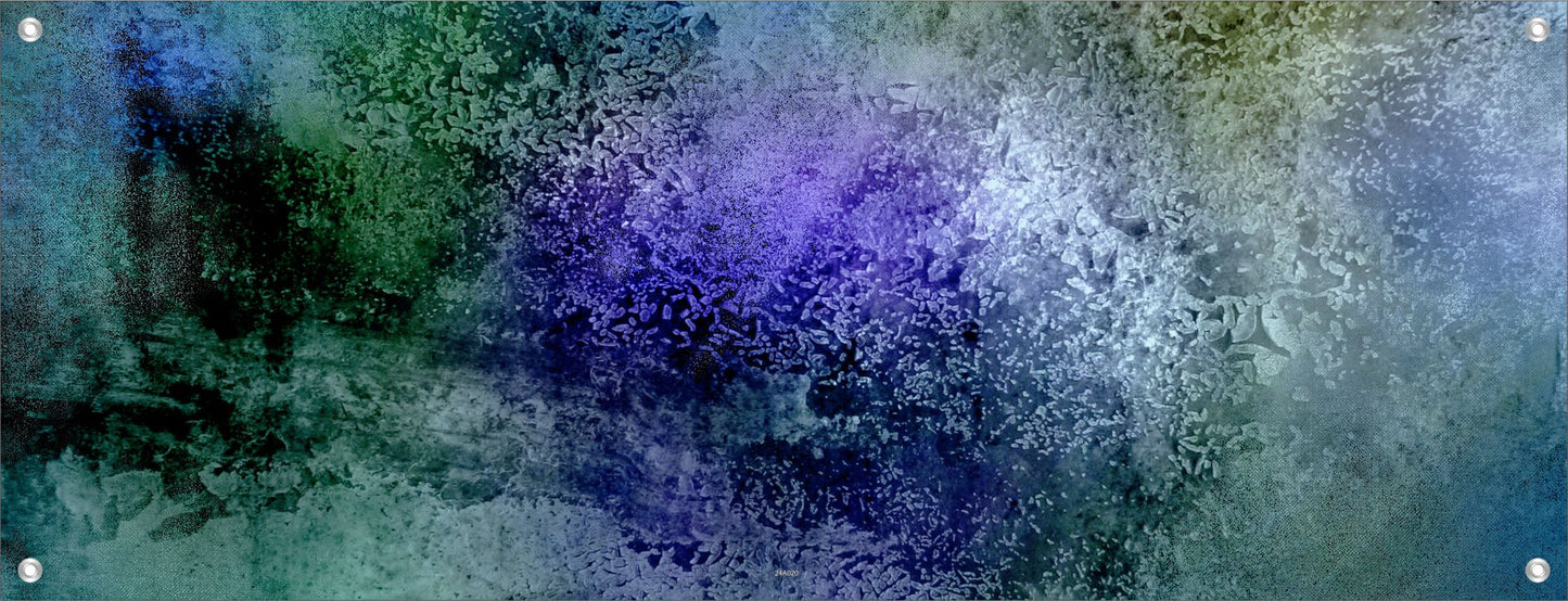 ABSTRAKTE WANDBILDER POSTER DEKO BILDER XXL 160x60 KUNST MODERN BLAU