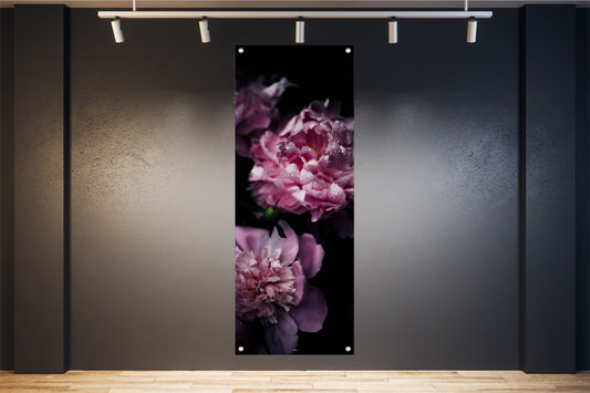 BLUMEN WANDBILDER POSTER DEKO BILDER XXL60x160 PFINGSTROSEN BLÜTEN