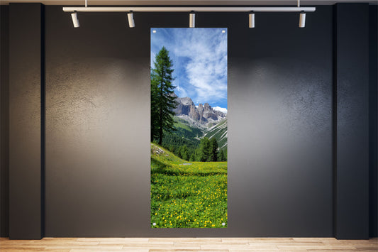 LANDSCHAFT WANDBILDER POSTER DEKO BILDER XXL 60x160 BERGE WIESE NATUR