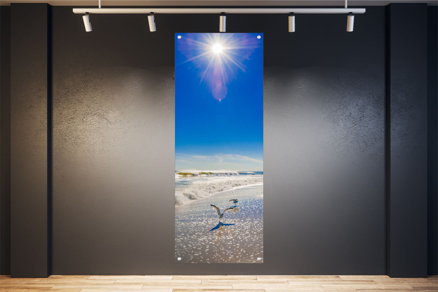 MEER WANDBILDER POSTER DEKO BILDER XXL 60x160 STRAND WELLEN MÖWEN