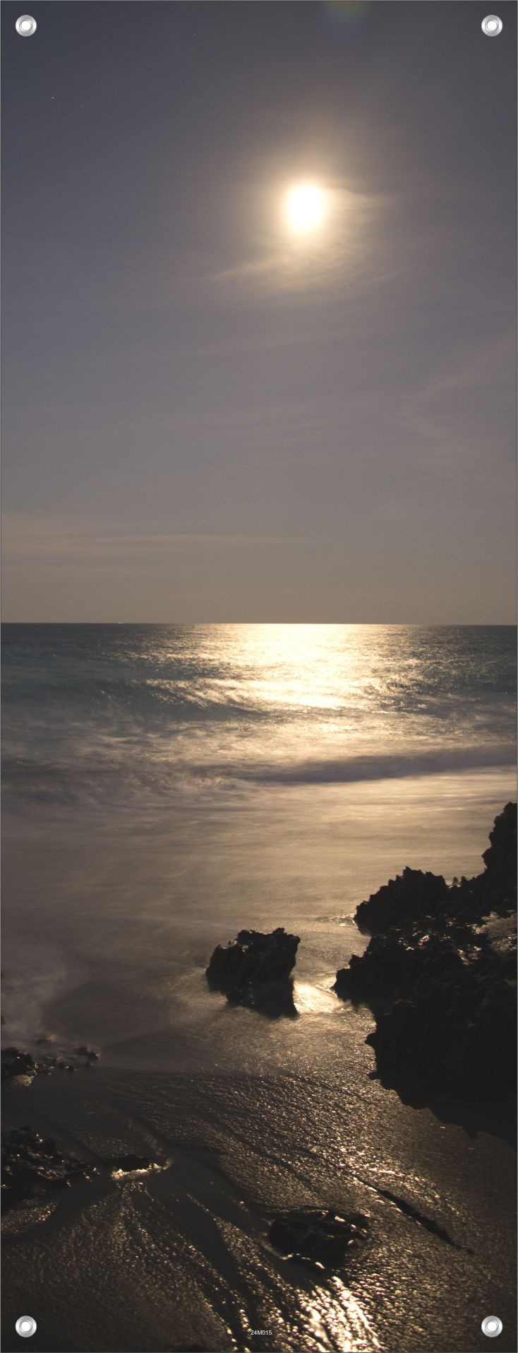 MEER WANDBILDER POSTER DEKO BILDER XXL 60x160 NATUR STRAND NACHT