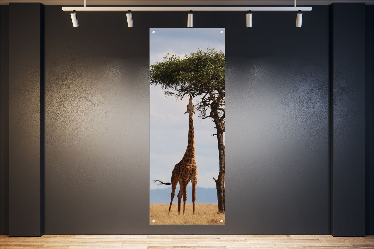 TIER WANDBILDER POSTER DEKO BILDER XXL 60x160 GIRAFFE WILDTIER NATUR