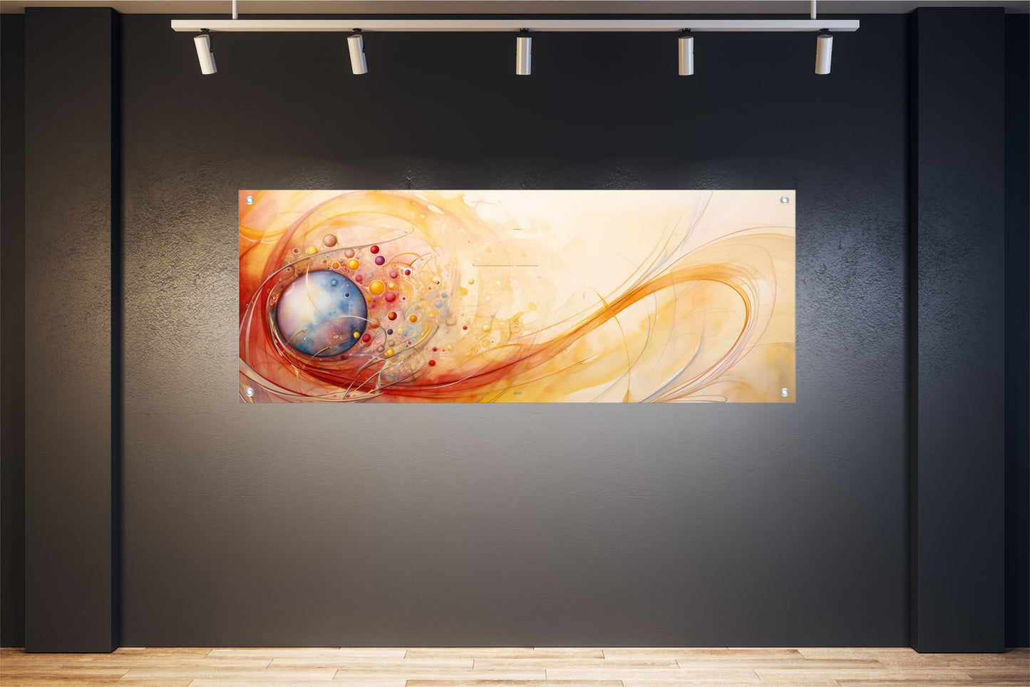 ABSTRAKTE WANDBILDER POSTER DEKO BILDER XXL 160x60 KUNST FARBIG MALEREI