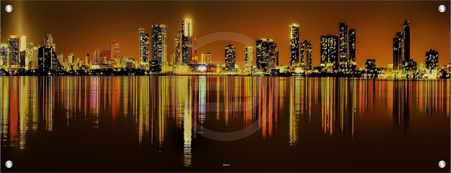 STÄDTE WANDBILDER POSTER DEKO BILDER XXL 160x60 SKYLINE MIAMI USA