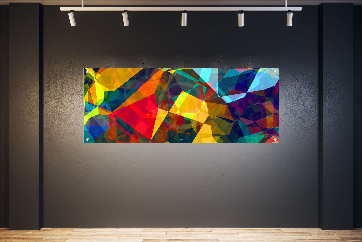 ABSTRAKTE WANDBILDER POSTER DEKO BILDER XXL 160x60 GEOMETRISCH BUNT