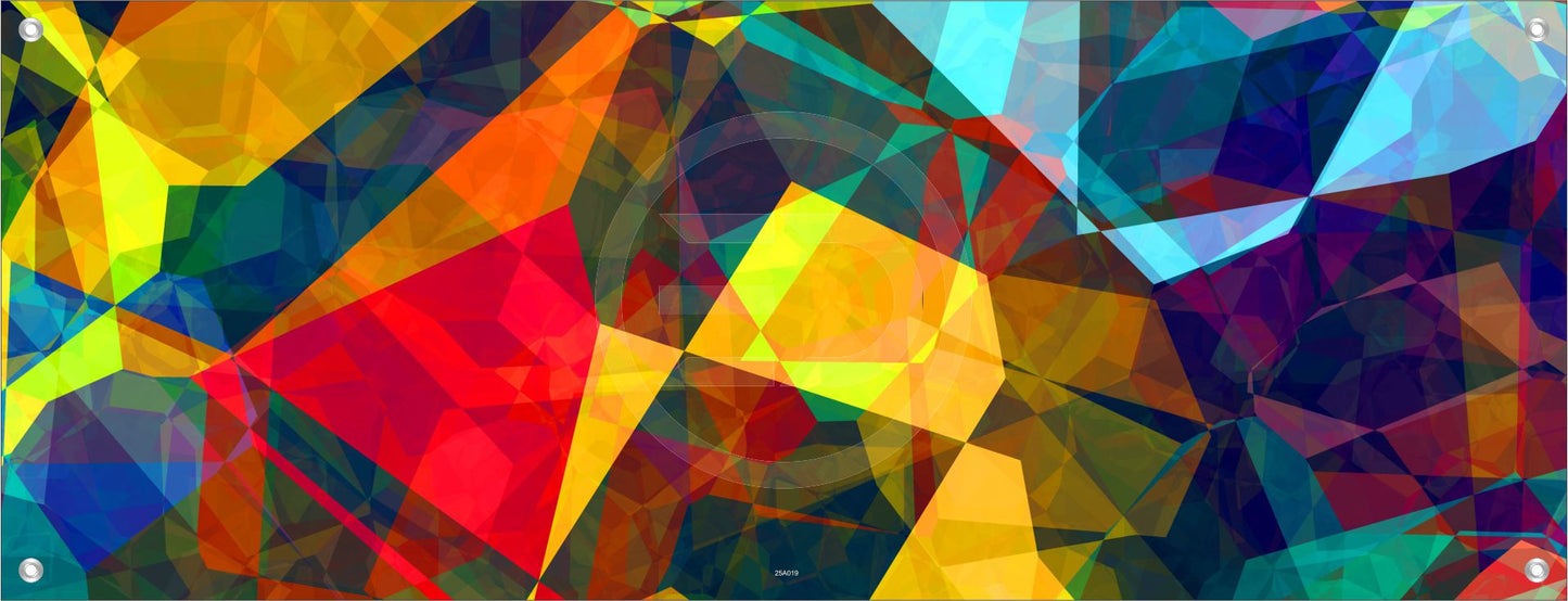 ABSTRAKTE WANDBILDER POSTER DEKO BILDER XXL 160x60 GEOMETRISCH BUNT