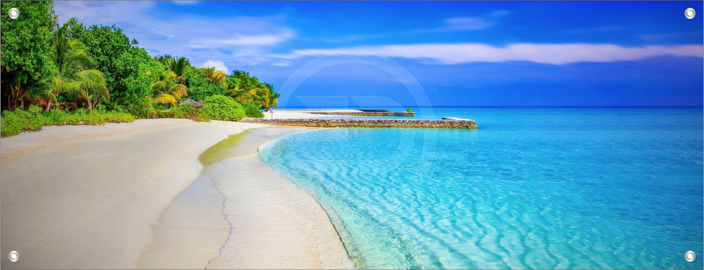 MEER WANDBILD POSTER DEKO BILDER XXL 160x60 SANDSTRAND INSEL NATUR