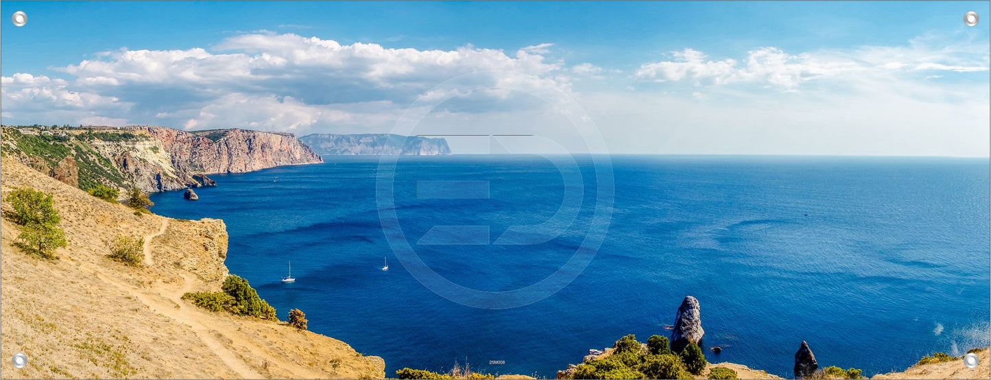 MEER WANDBILD POSTER DEKO BILDER XXL 160x60 INSEL AUSSICHT KÜSTE