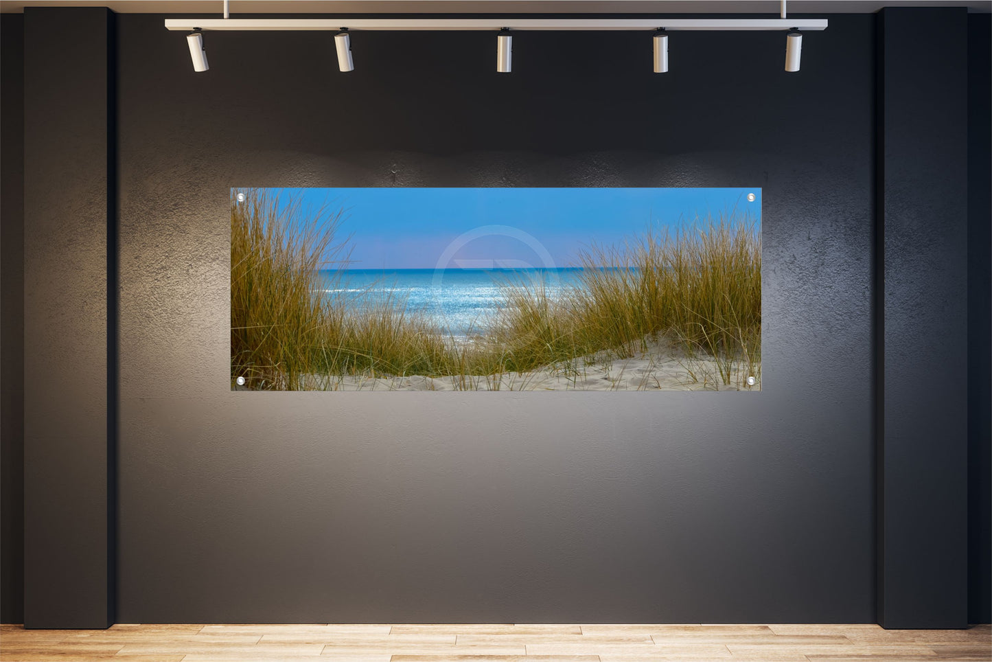 MEER WANDBILD POSTER DEKO BILDER XXL 160x60 STRAND NATUR GRÄSER