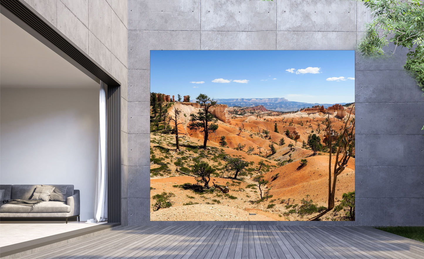 Outdoor Bild Banner Außen Gartenposter wetterfest XXL 300x250 Landschaft Wüste