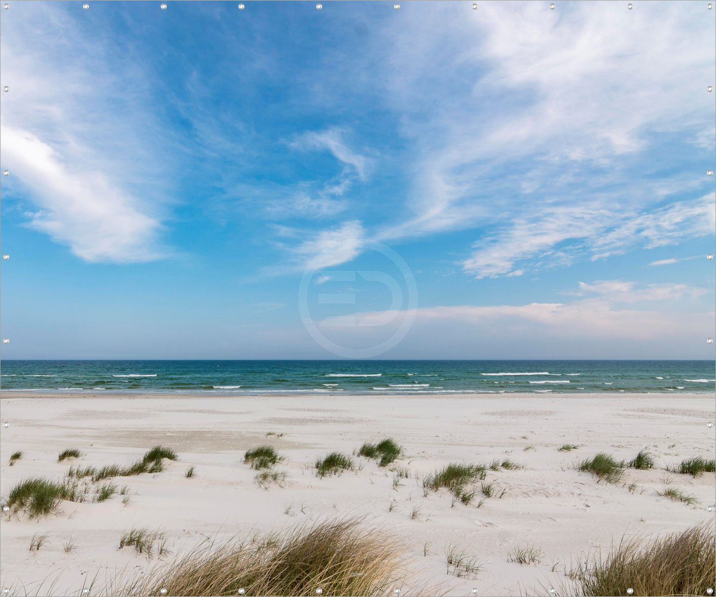 Outdoor Bild Banner Gartenposter Außen wetterfest XXL 300x250 Strand Meer Natur