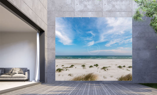 Outdoor Bild Banner Gartenposter Außen wetterfest XXL 300x250 Strand Meer Natur