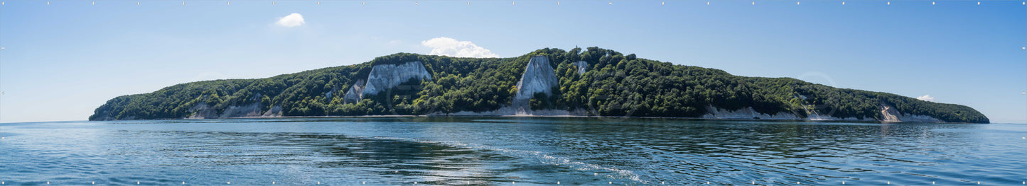 OUTDOOR BANNER GARTENPOSTER WETTERFEST XXL 1000x180 NATUR MEER INSEL