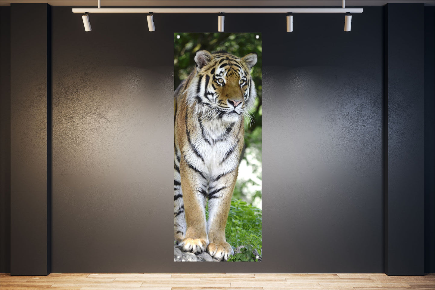 TIER WANDBILDER POSTER DEKO BILDER XXL 60x160 TIGER RAUBTIER WILDNIS NATUR