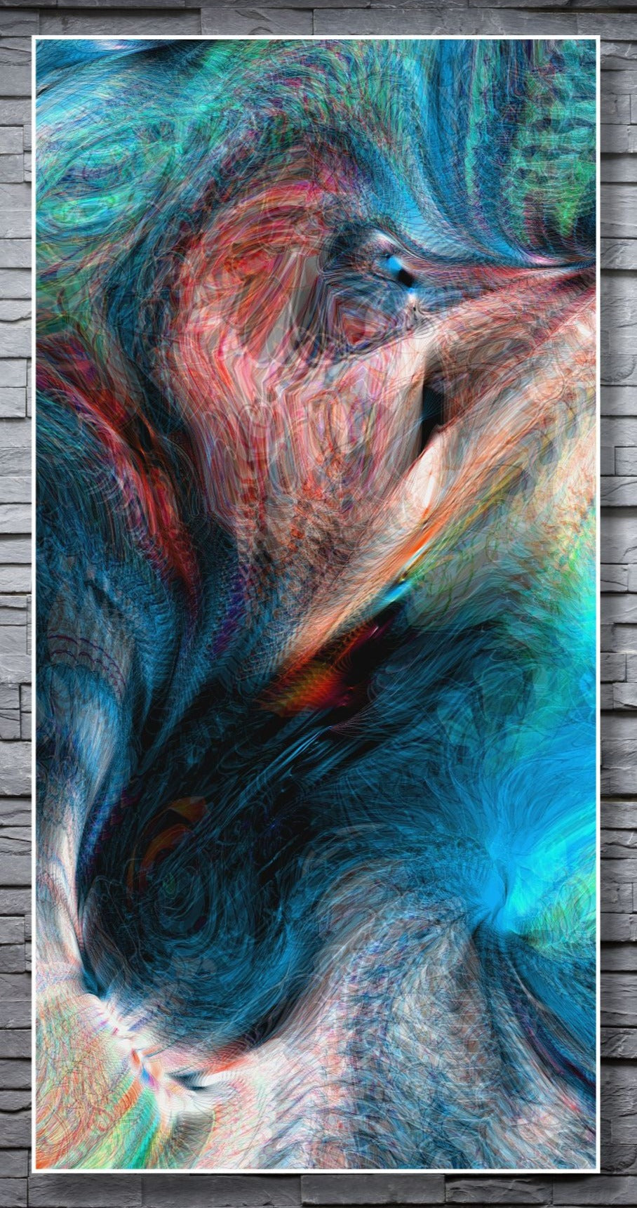 WANDBILDER MIT RAHMEN ABSTRAKT BILDER XXL MODERN WOHNZIMMER KUNST BUNT