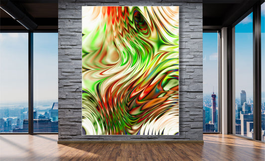 WANDBILDER MIT RAHMEN ABSTRAKT BILDER XXL MODERN WOHNZIMMER DIGITAL BUNT