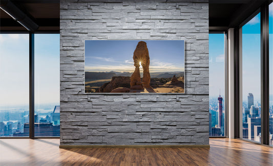 WANDBILDER MIT RAHMEN LANDSCHAFT BILDER XXL MODERN WOHNZIMMER BERGE