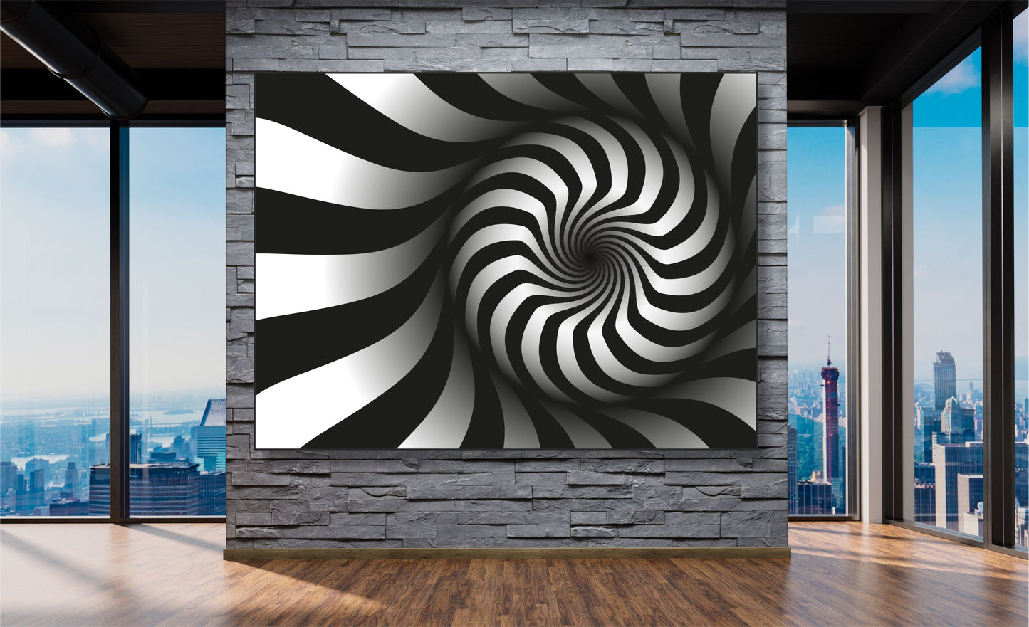 WANDBILD ALURAHMEN XXL 200x150 ABSTRAKTE BILDER WOHNZIMMER KUNST MODERN S/W