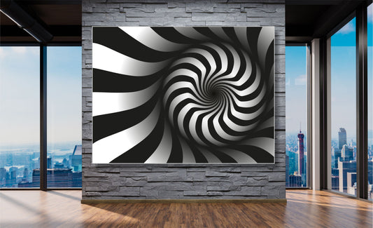 WANDBILDER MIT RAHMEN XXL 200x150 ABSTRAKT WOHNZIMMER KUNST MODERN S/W