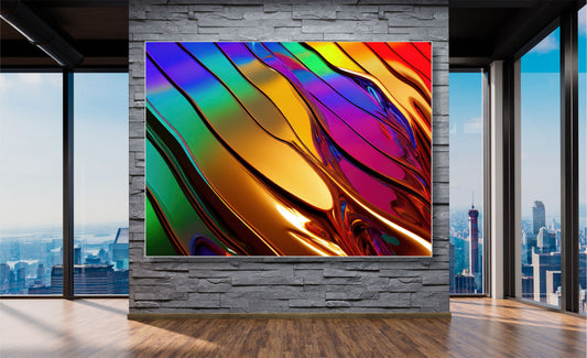WANDBILDER MIT RAHMEN XXL 200x150 ABSTRAKT WOHNZIMMER KUNST FARBEN MODERN