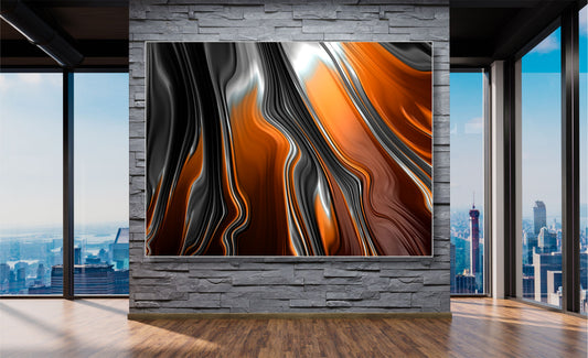 WANDBILD MIT RAHMEN 200x150 ABSTRAKT BILDER XXL WOHNZIMMER KUNST MODERN