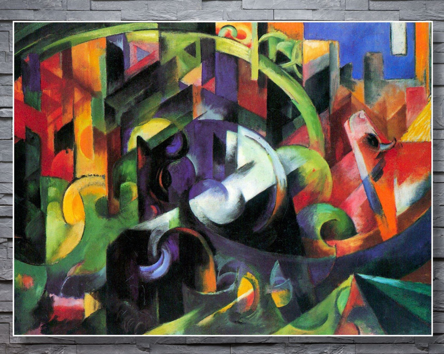 WANDBILDER MIT RAHMEN ABSTRAKT BILDER XXL MODERN WOHNZIMMER MALEREI KUNST