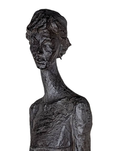 EXNER FRAUEN SKULPTUR DEKO FIGUR HILDA HÖHE 81 cm MODERN ABSTRAKT SCHWARZ