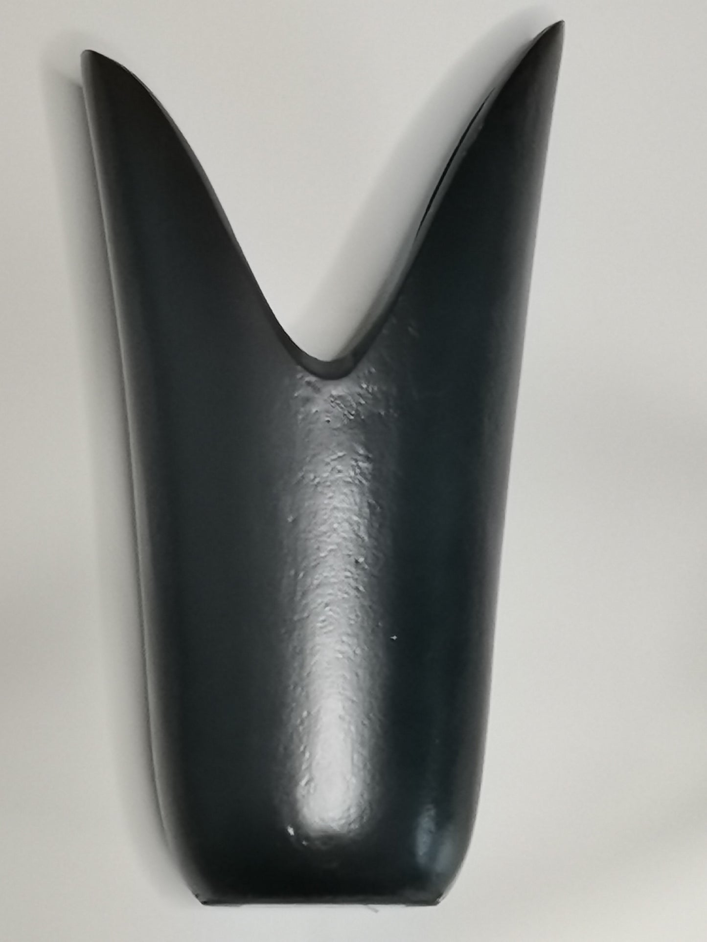 COLMORE Deko Vase 14x9x26 cm Alu Black Matt Modern Tischdeko